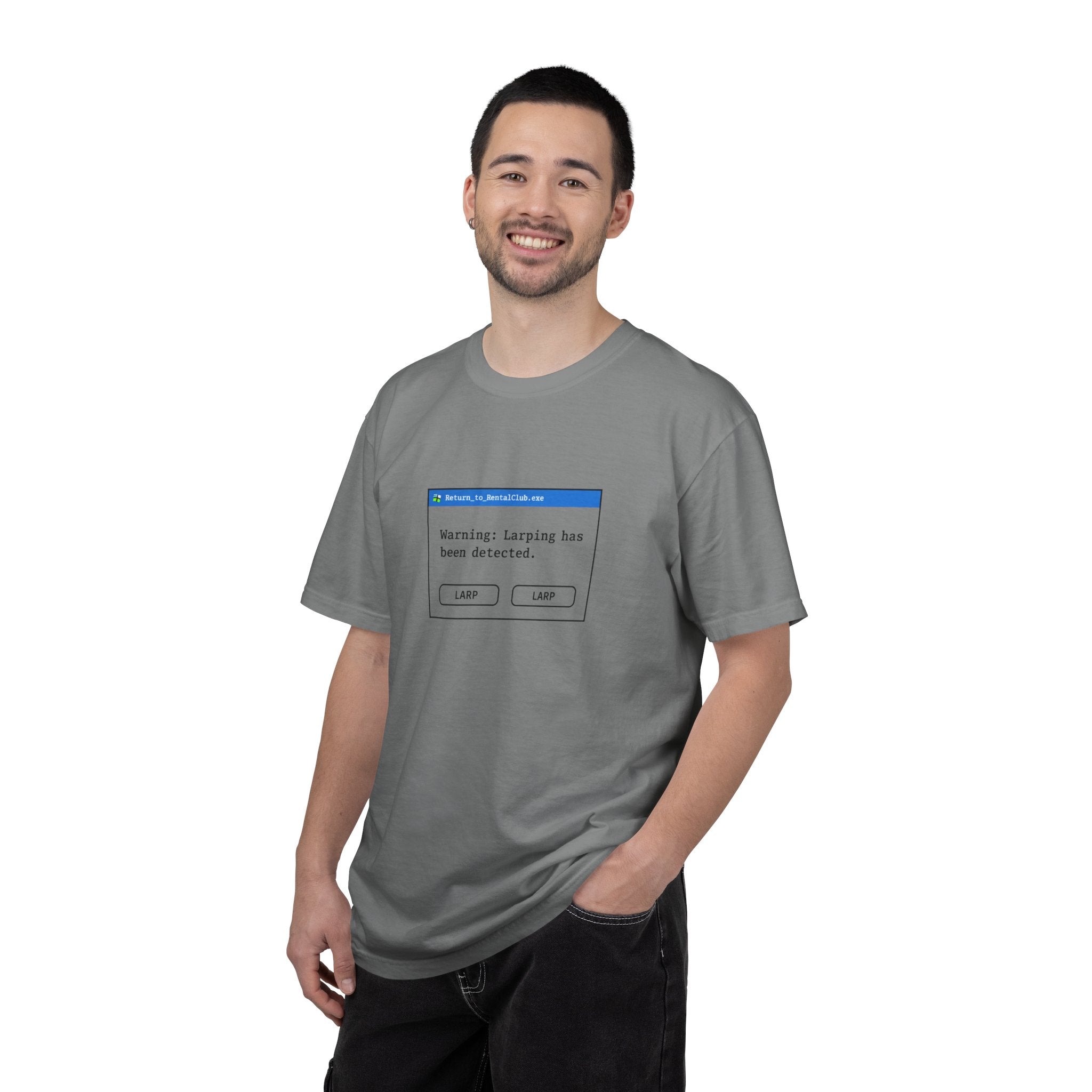 "Warning: Larping Has Been Detected" T-Shirt