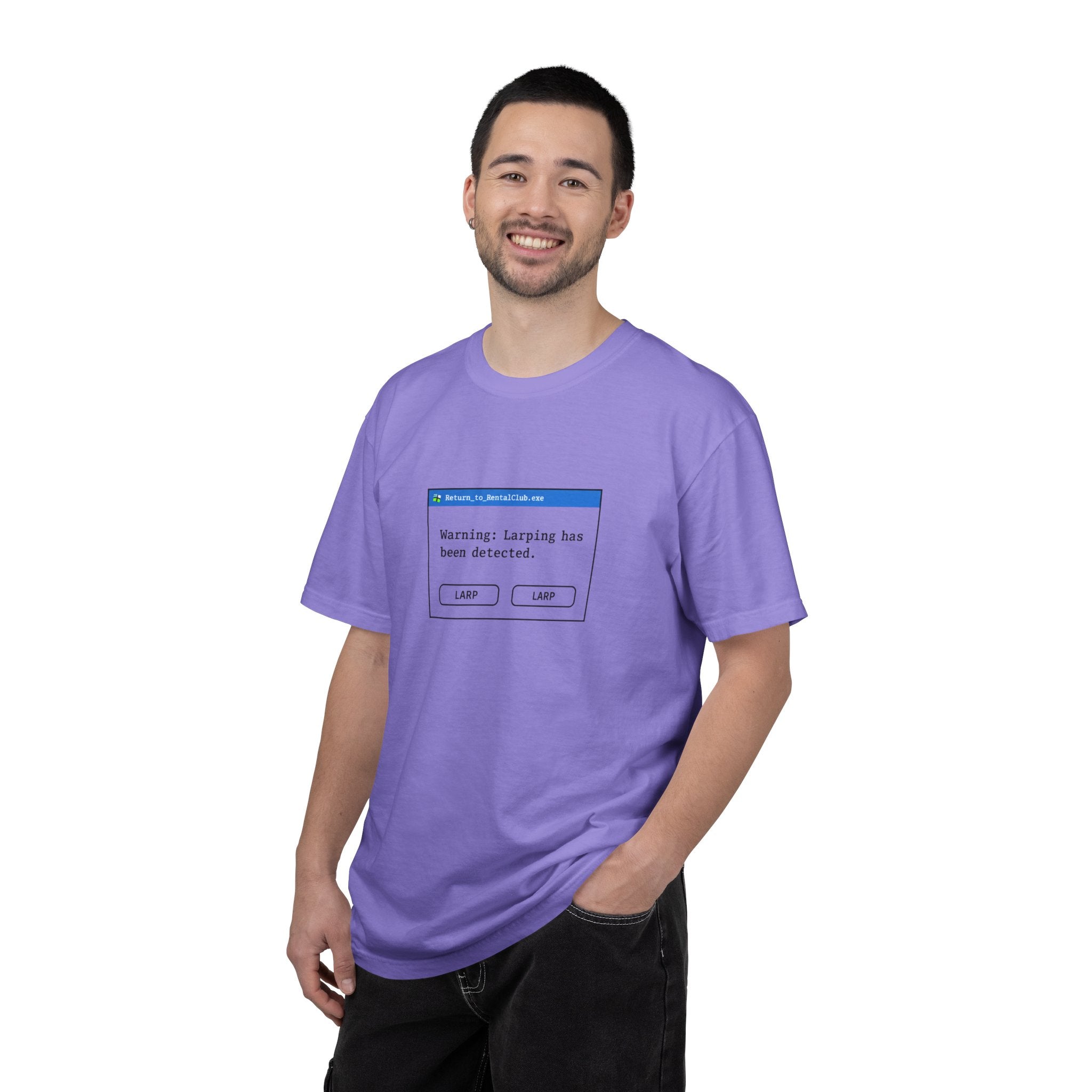 "Warning: Larping Has Been Detected" T-Shirt