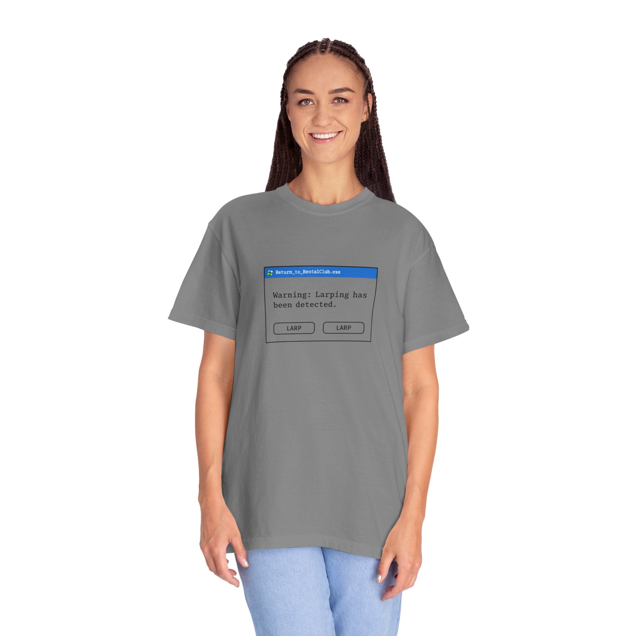 "Warning: Larping Has Been Detected" T-Shirt