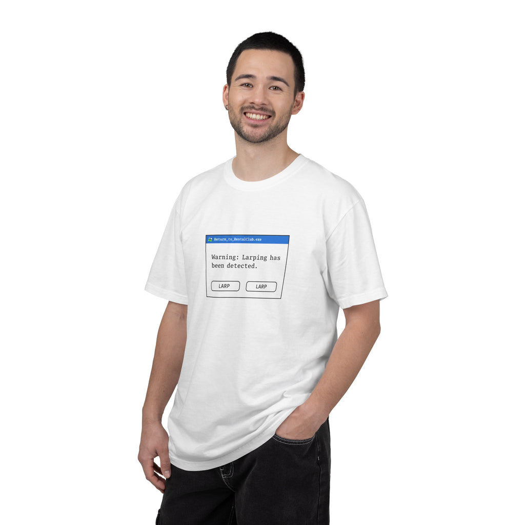 "Warning: Larping Has Been Detected" T-Shirt