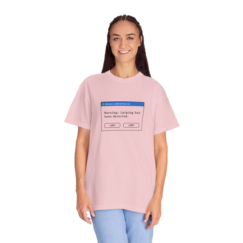 "Warning: Larping Has Been Detected" T-Shirt