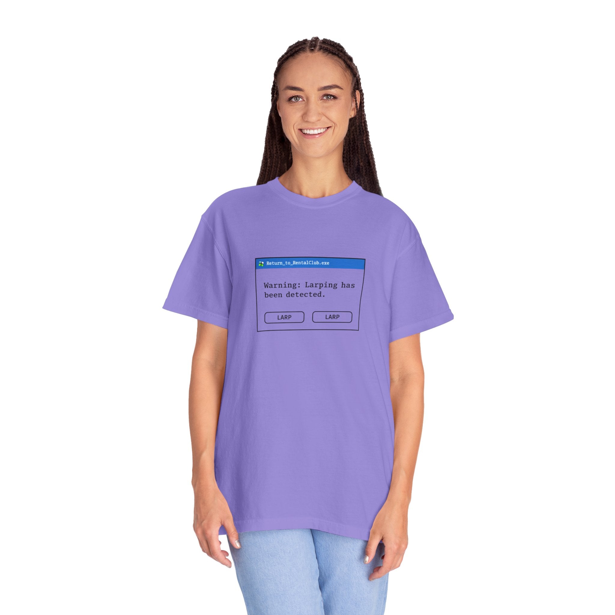 "Warning: Larping Has Been Detected" T-Shirt
