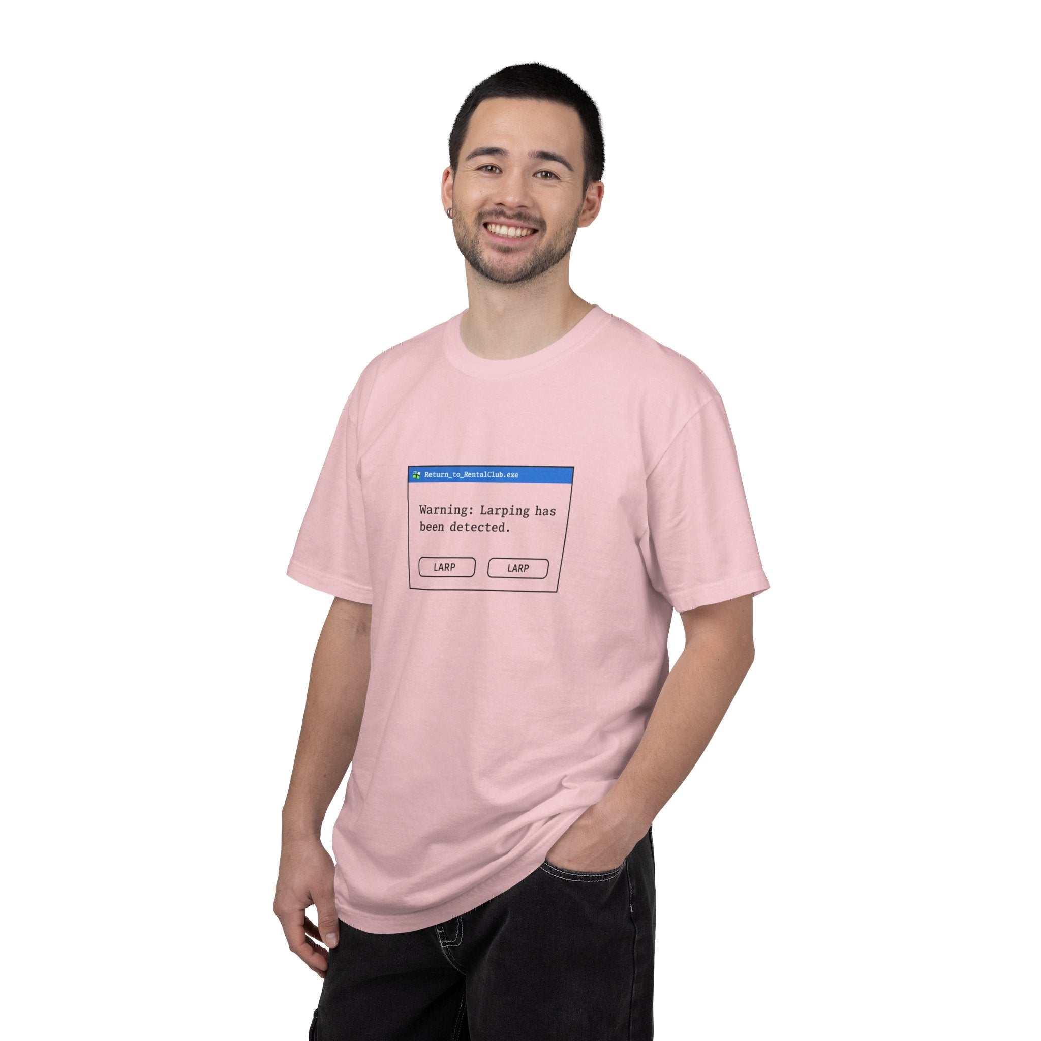 "Warning: Larping Has Been Detected" T-Shirt