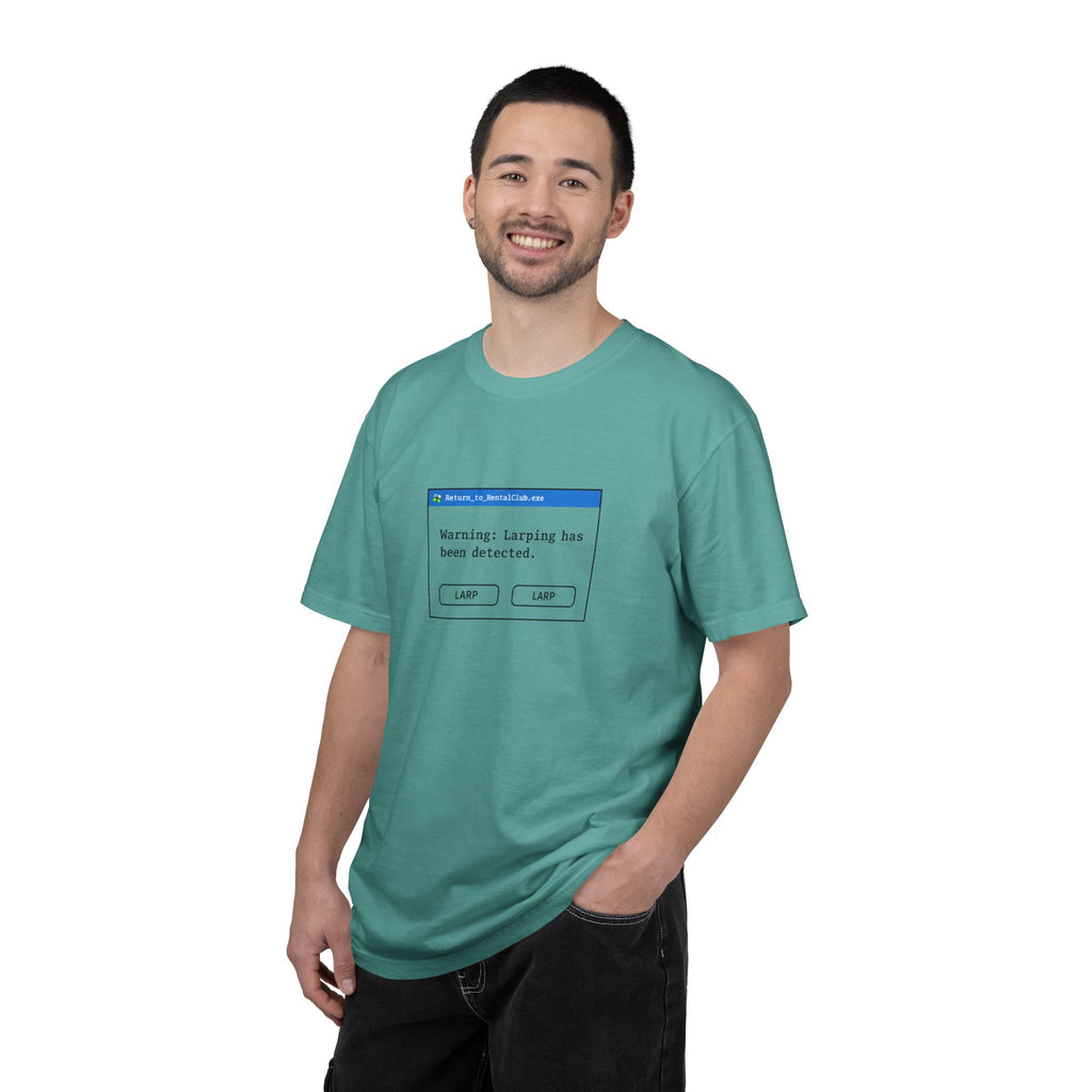 "Warning: Larping Has Been Detected" T-Shirt