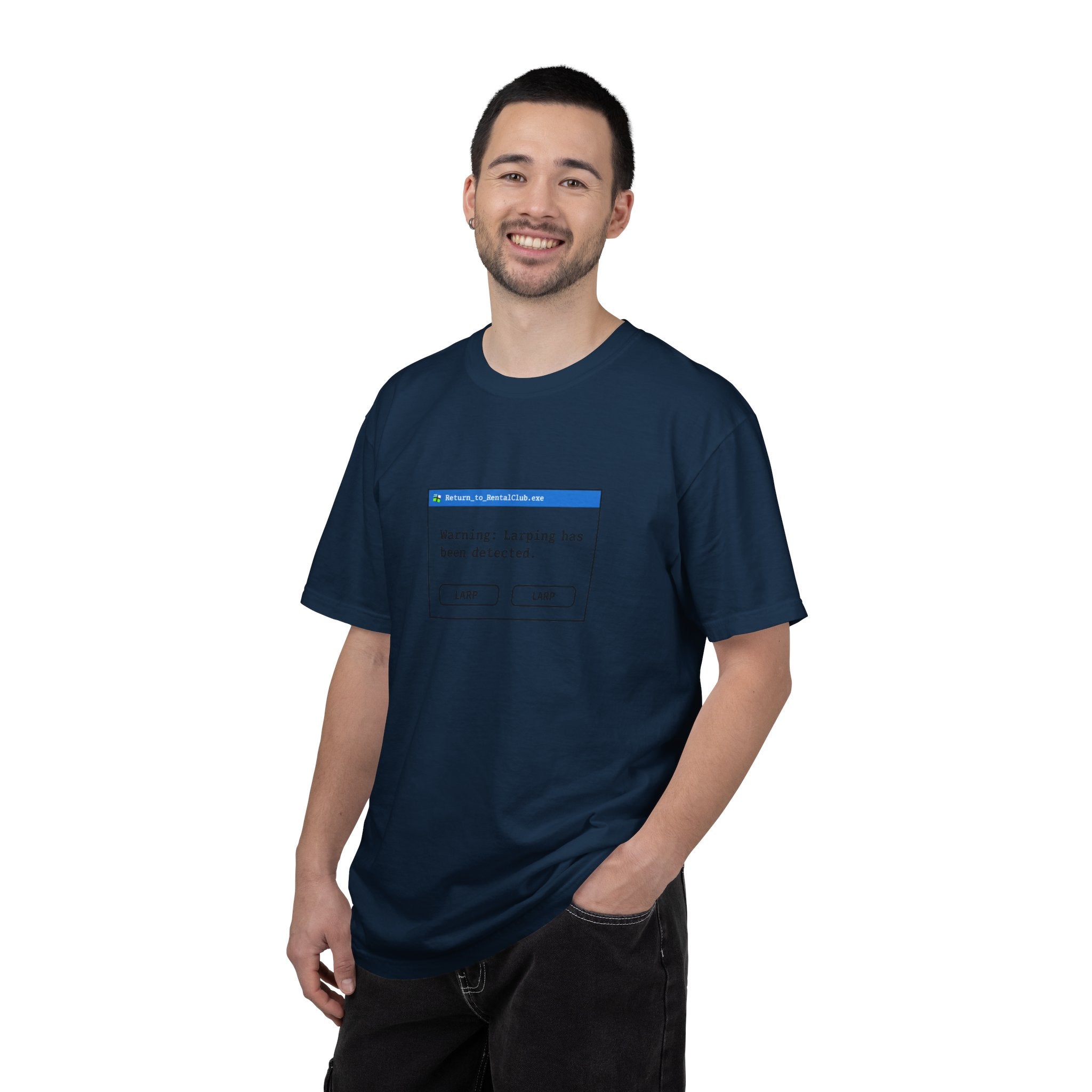 "Warning: Larping Has Been Detected" T-Shirt