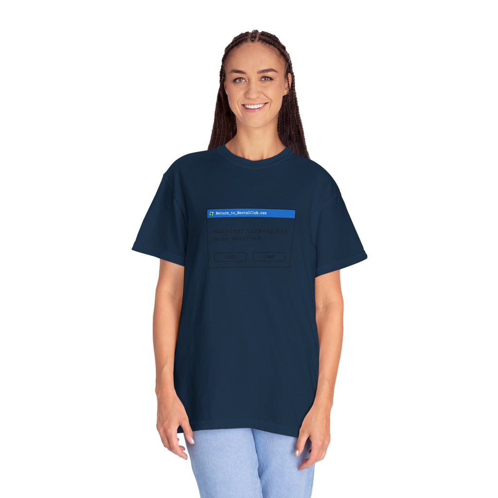"Warning: Larping Has Been Detected" T-Shirt